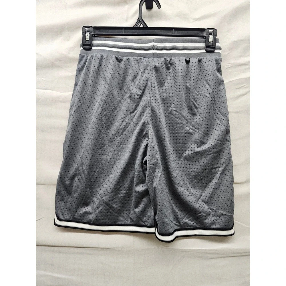 Wilson Boys Mesh Basketball Shorts Grey Polyester Athletic Size XXL